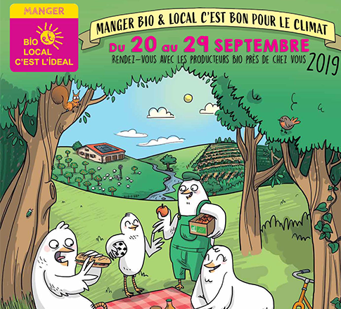 Biocoop soutient la campagne « Manger bio et local, c'est l'idéal » du 20 au 29 septembre 